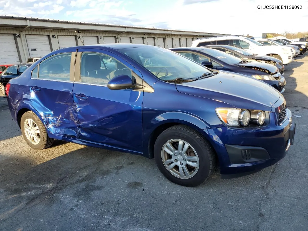 2014 Chevrolet Sonic Lt VIN: 1G1JC5SH0E4138092 Lot: 78927454