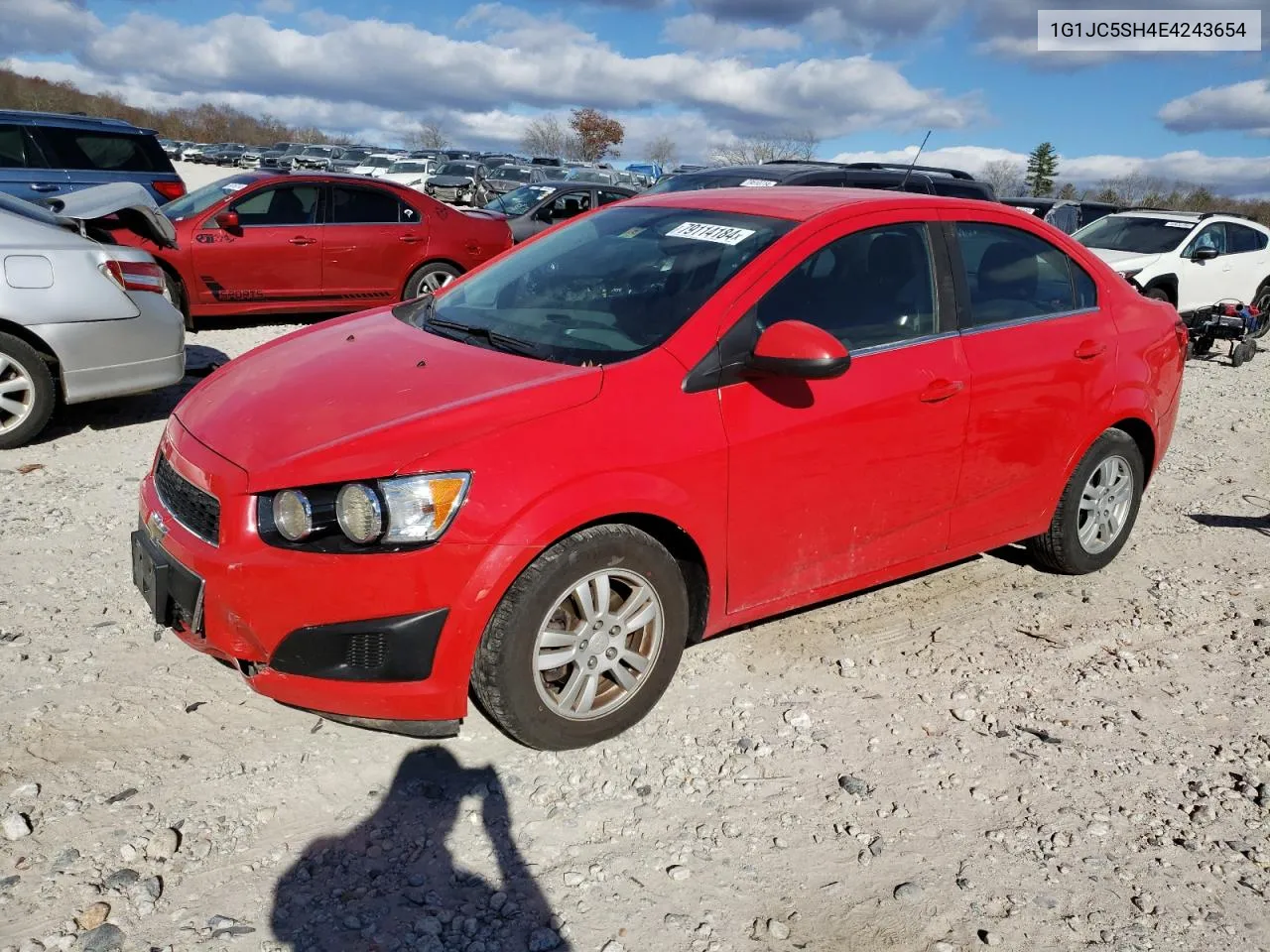 2014 Chevrolet Sonic Lt VIN: 1G1JC5SH4E4243654 Lot: 79114184