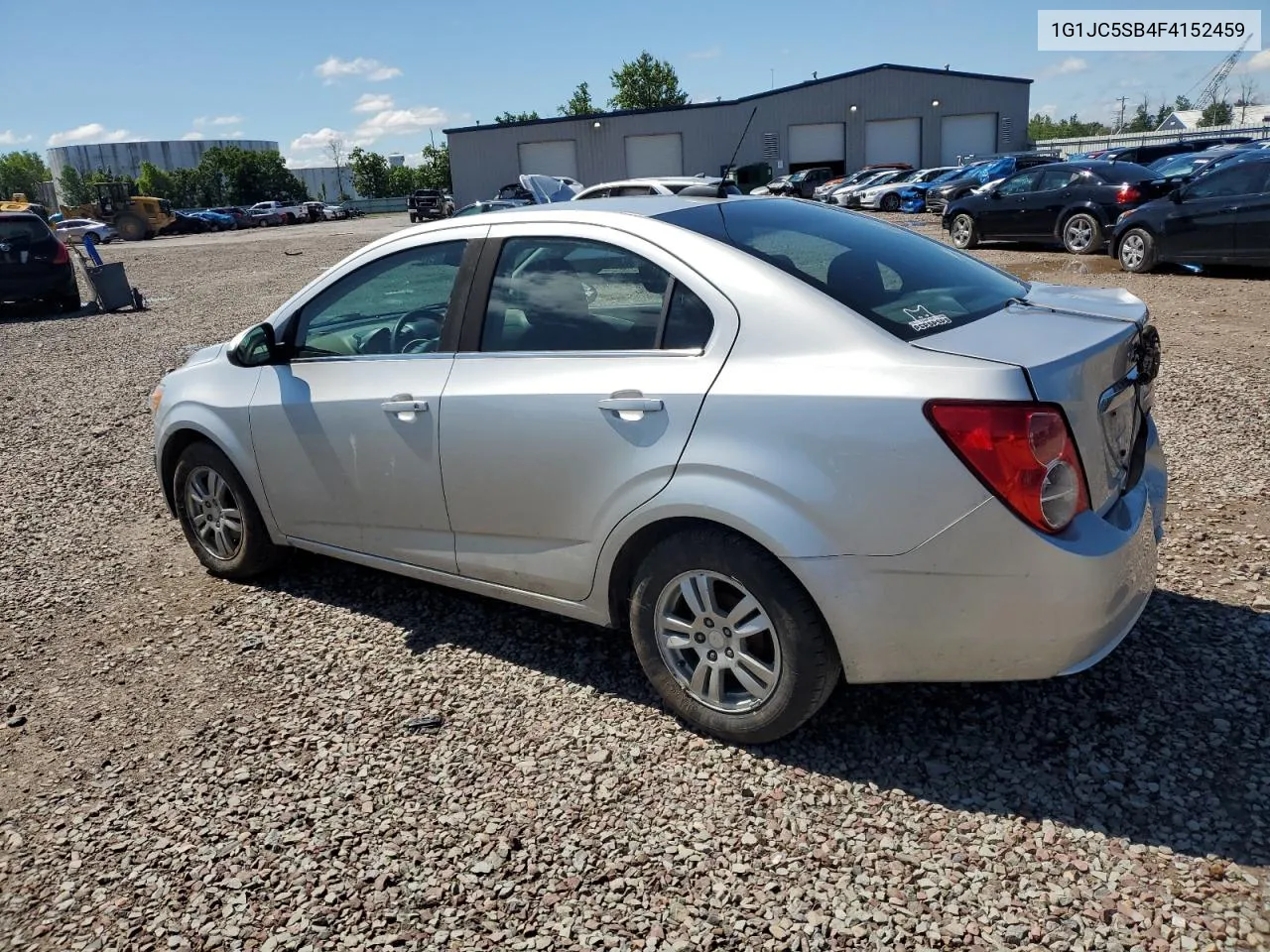 2015 Chevrolet Sonic Lt VIN: 1G1JC5SB4F4152459 Lot: 61147264