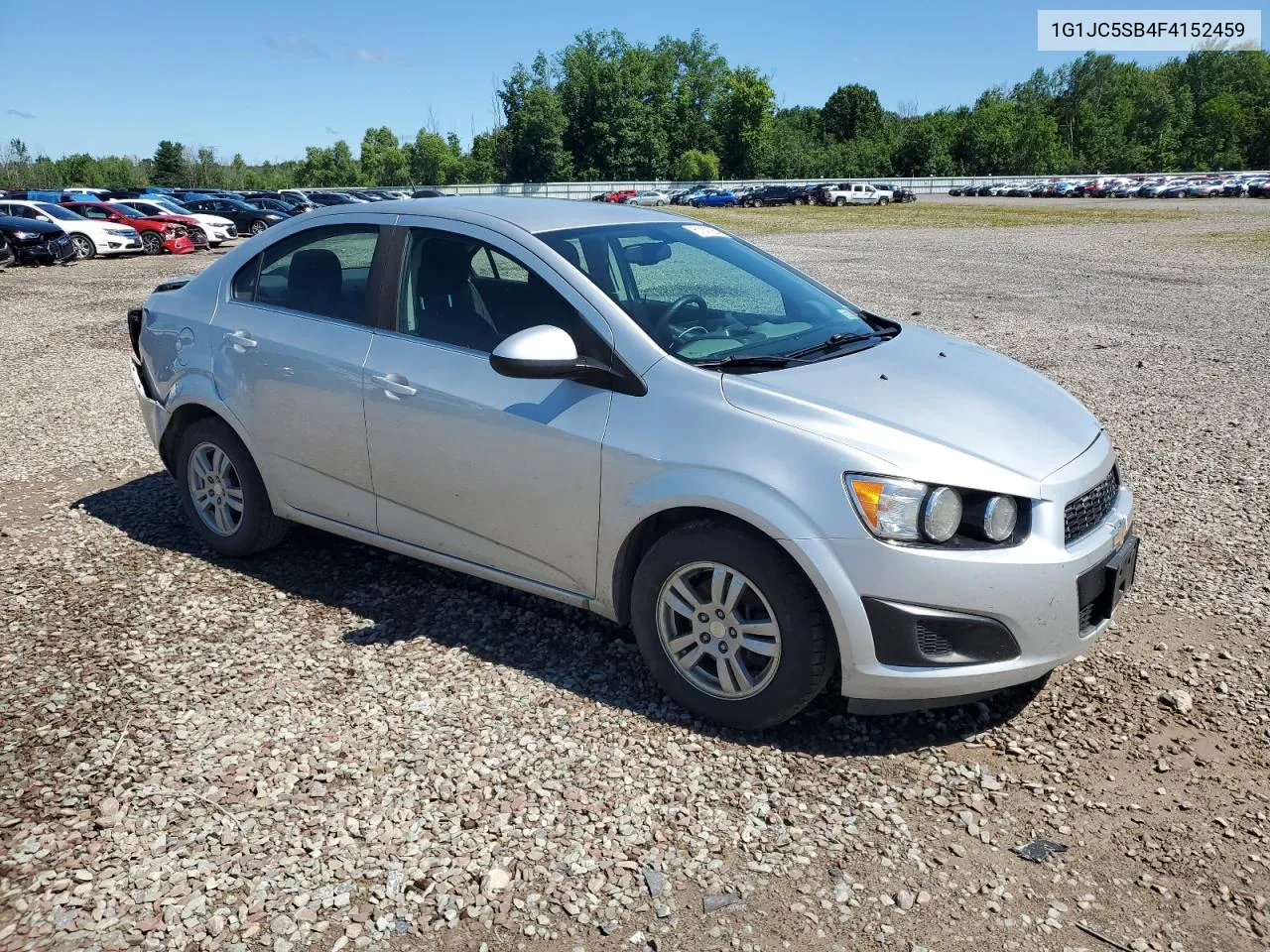 2015 Chevrolet Sonic Lt VIN: 1G1JC5SB4F4152459 Lot: 61147264