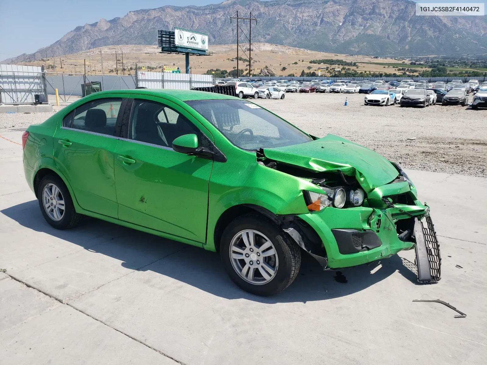 2015 Chevrolet Sonic Lt VIN: 1G1JC5SB2F4140472 Lot: 61932224