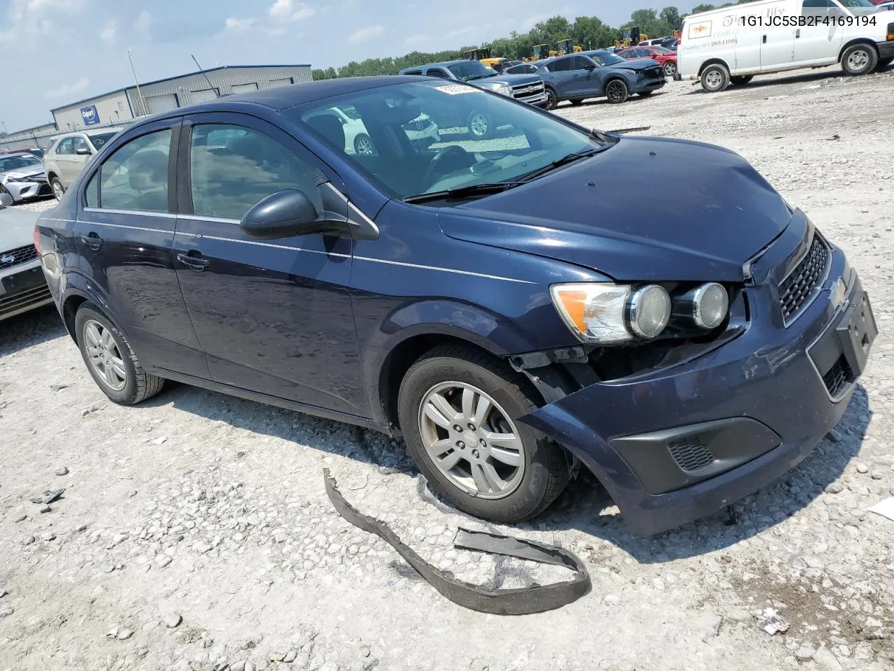 2015 Chevrolet Sonic Lt VIN: 1G1JC5SB2F4169194 Lot: 62275064