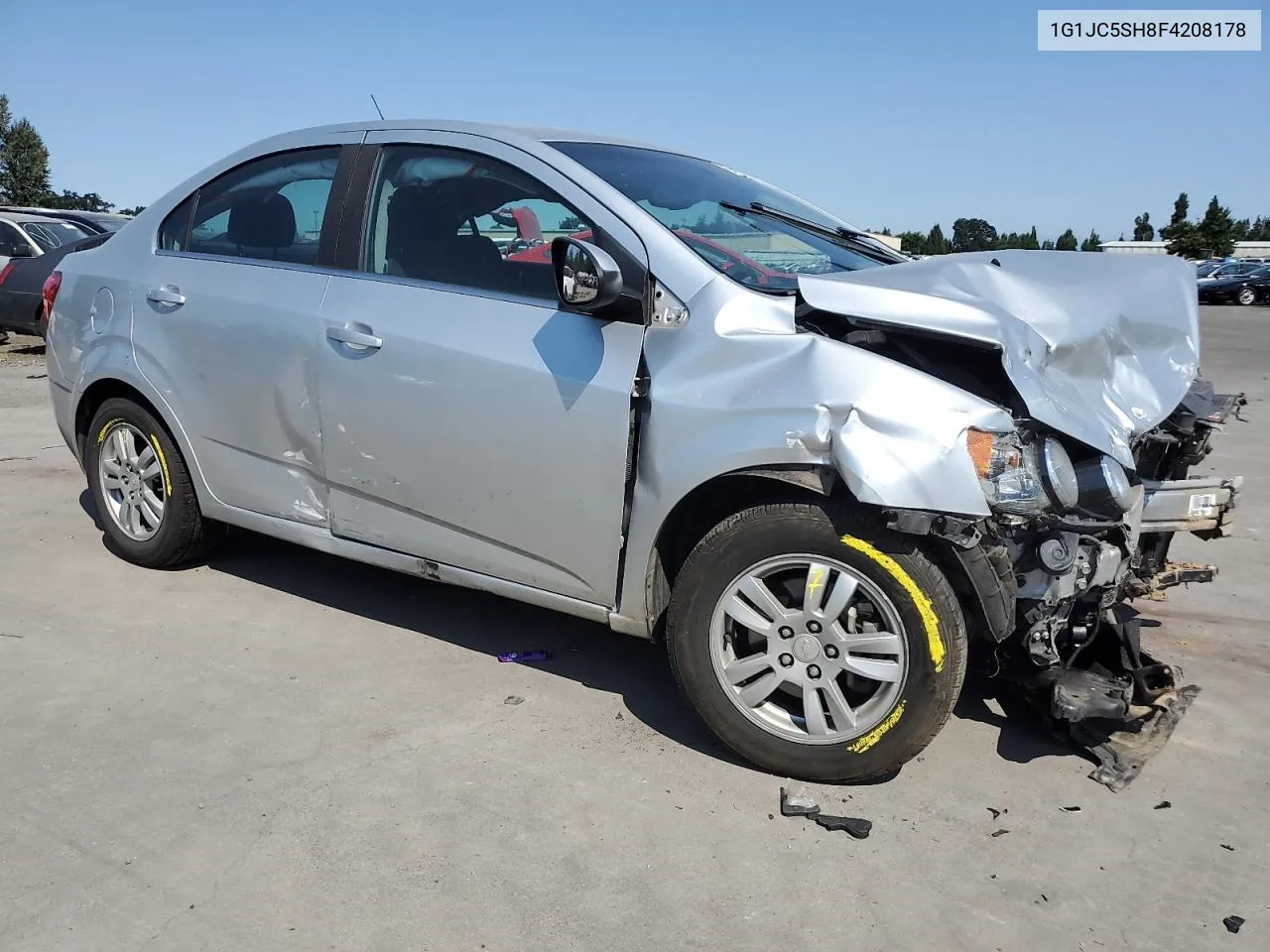 2015 Chevrolet Sonic Lt VIN: 1G1JC5SH8F4208178 Lot: 62333704