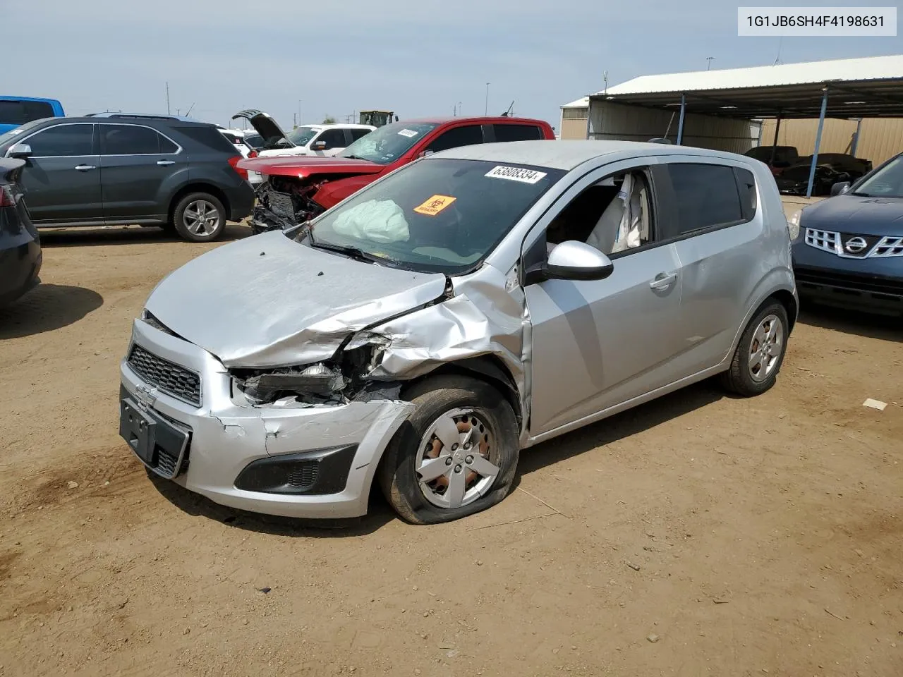 2015 Chevrolet Sonic Ls VIN: 1G1JB6SH4F4198631 Lot: 63808334