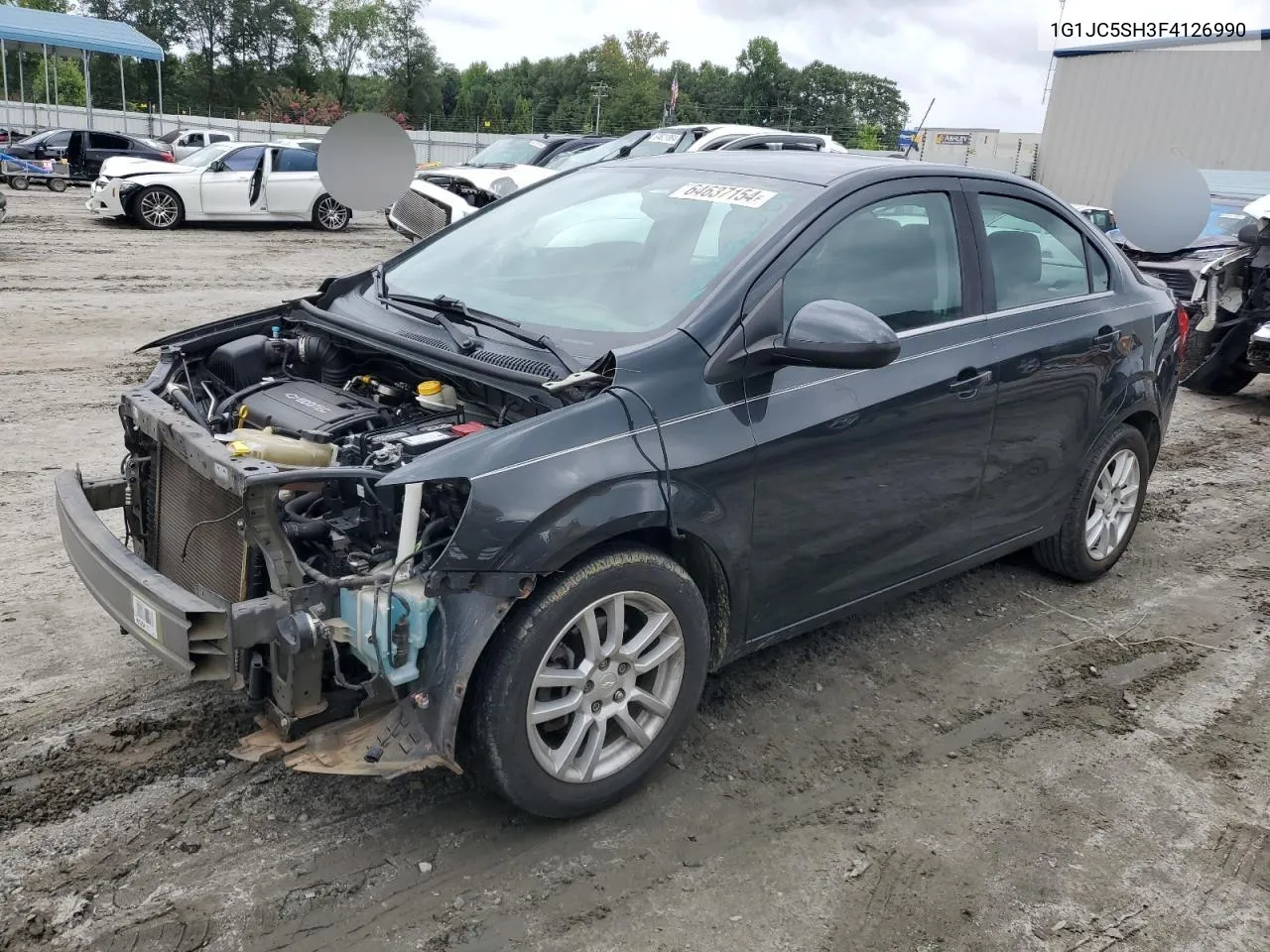 2015 Chevrolet Sonic Lt VIN: 1G1JC5SH3F4126990 Lot: 64637154