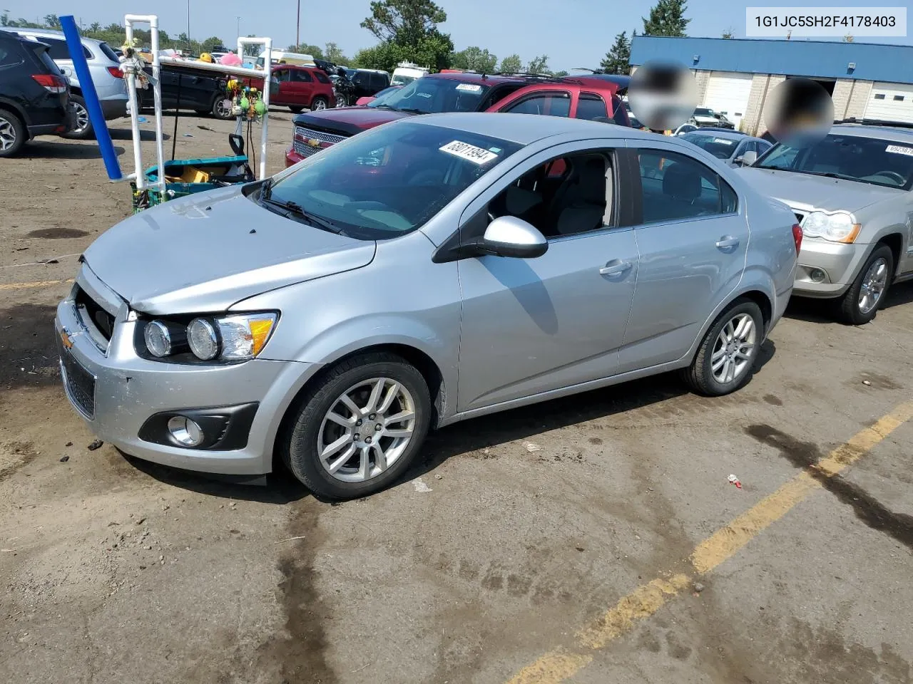 1G1JC5SH2F4178403 2015 Chevrolet Sonic Lt