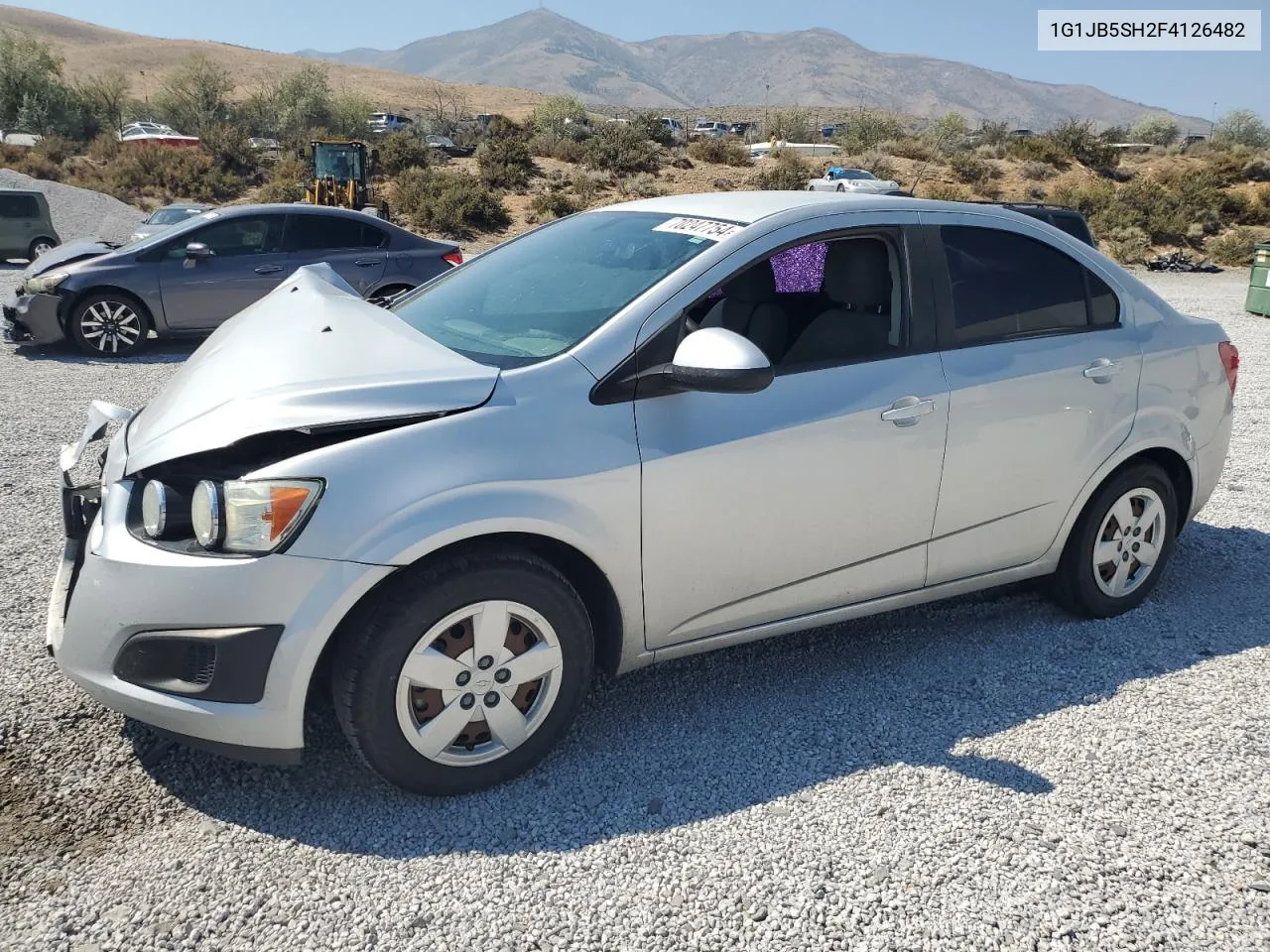 2015 Chevrolet Sonic Ls VIN: 1G1JB5SH2F4126482 Lot: 70247754