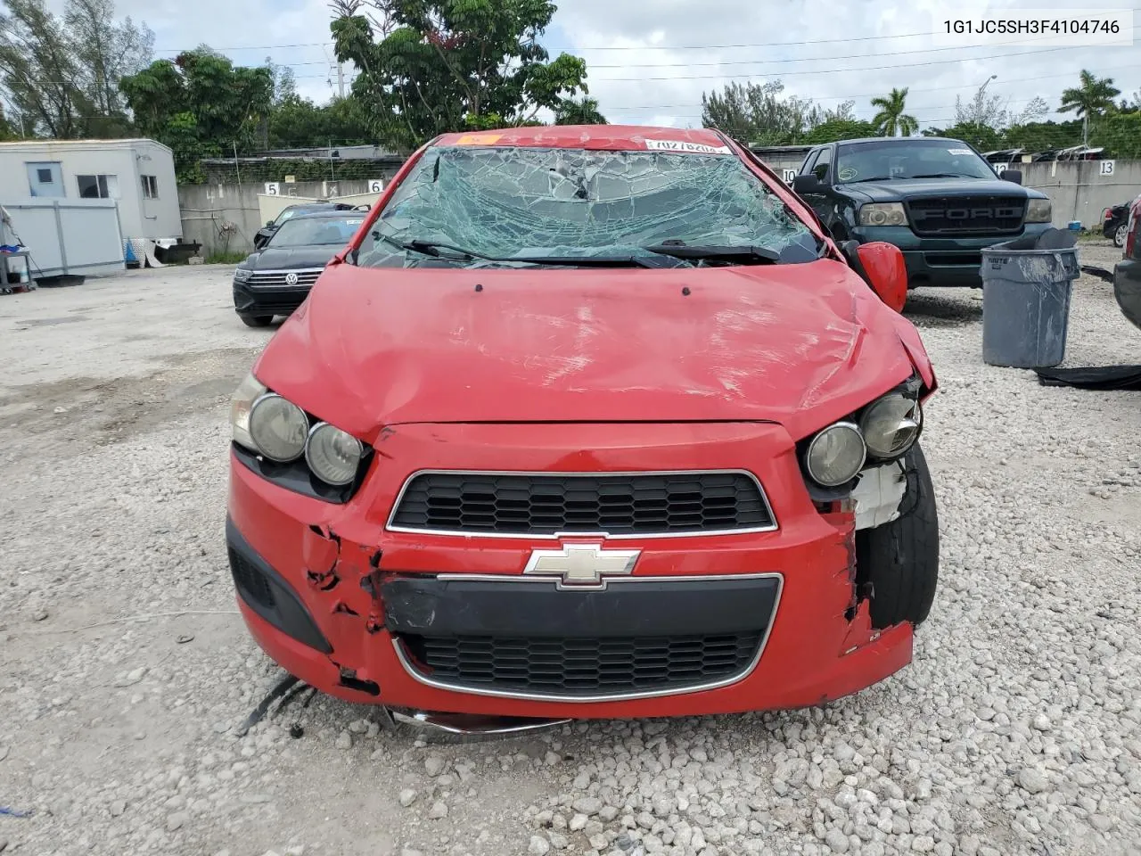 2015 Chevrolet Sonic Lt VIN: 1G1JC5SH3F4104746 Lot: 70278204