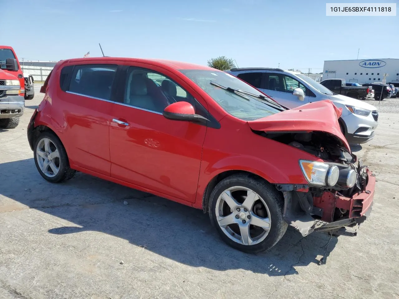 2015 Chevrolet Sonic Ltz VIN: 1G1JE6SBXF4111818 Lot: 71018924