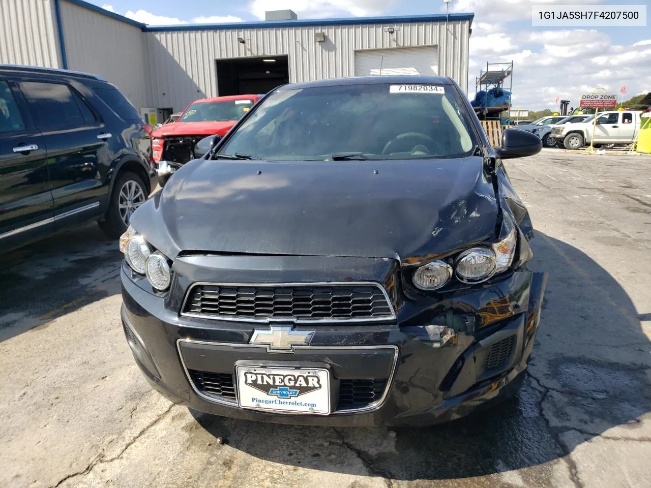 1G1JA5SH7F4207500 2015 Chevrolet Sonic Ls