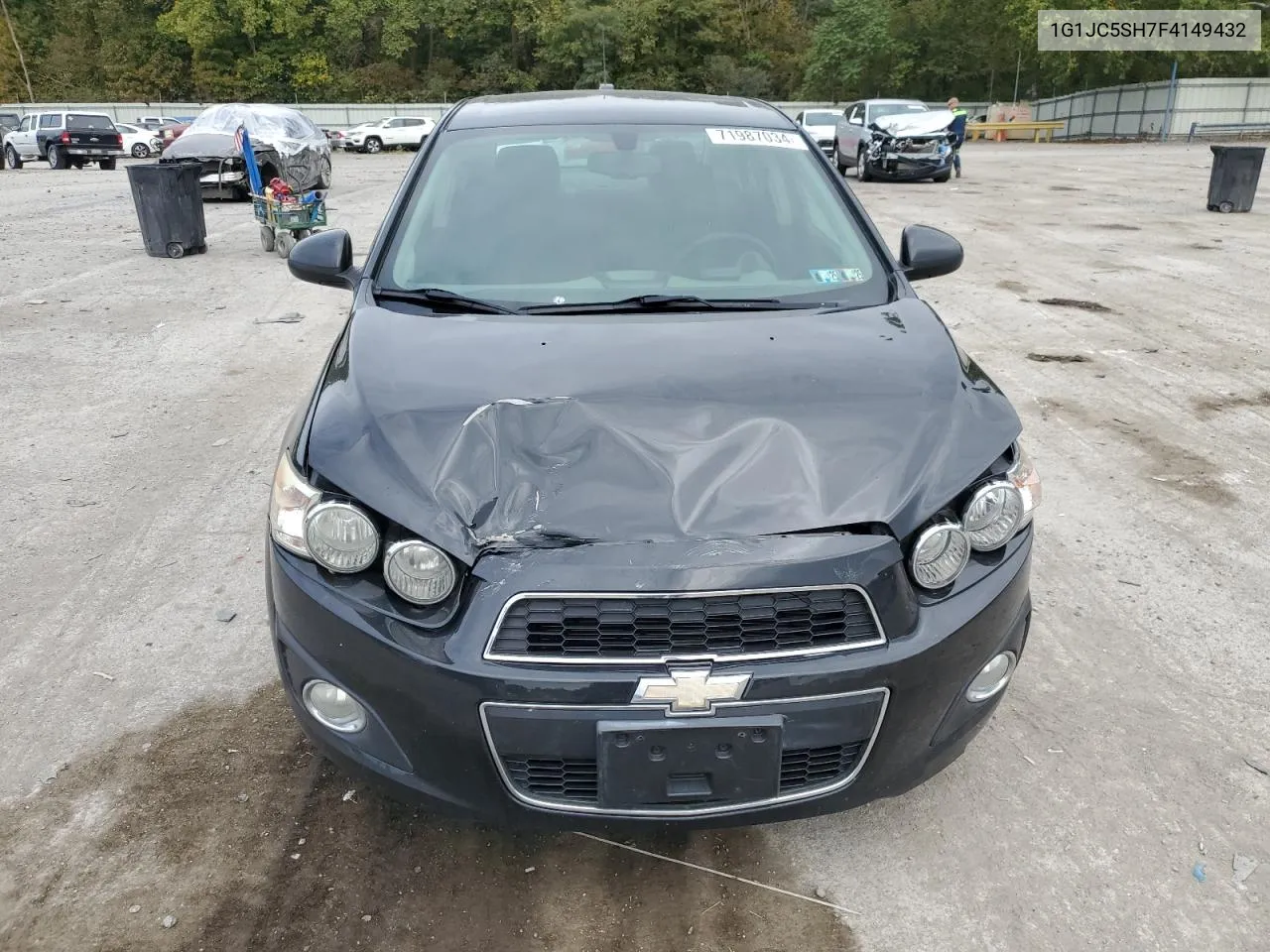 1G1JC5SH7F4149432 2015 Chevrolet Sonic Lt