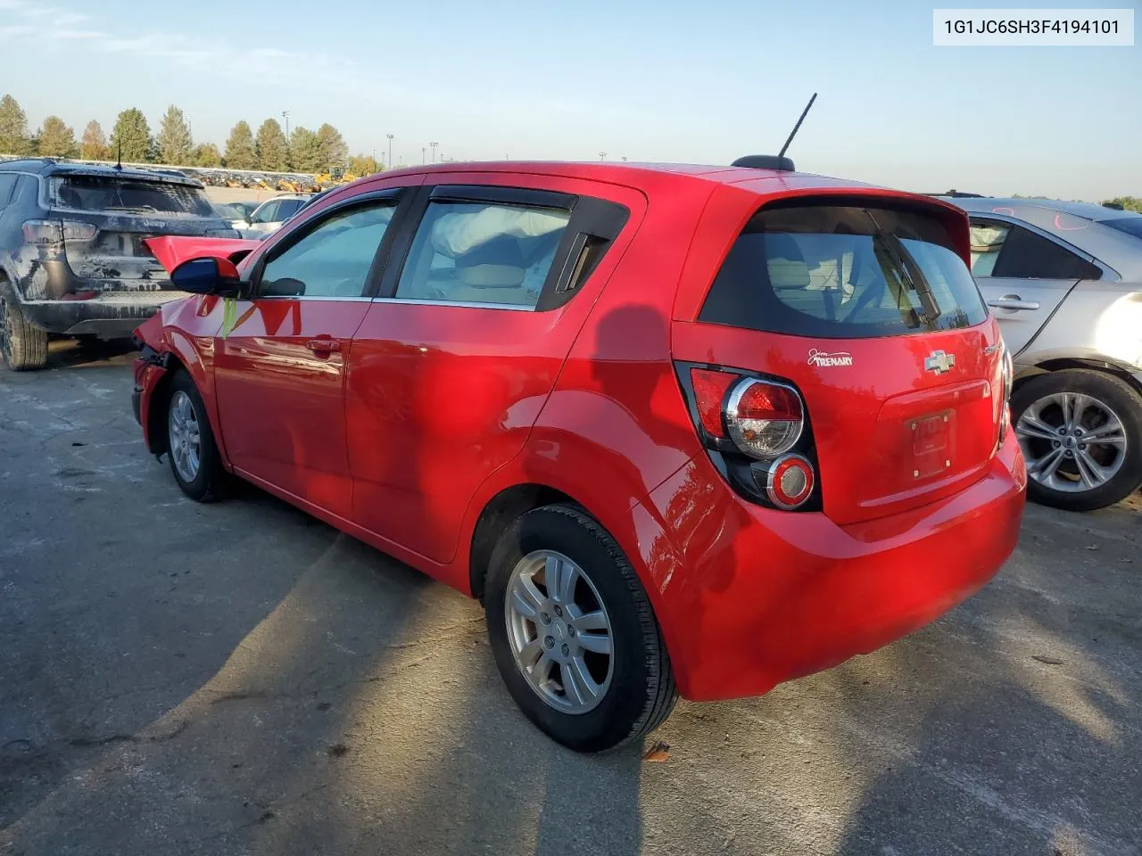 2015 Chevrolet Sonic Lt VIN: 1G1JC6SH3F4194101 Lot: 72042674