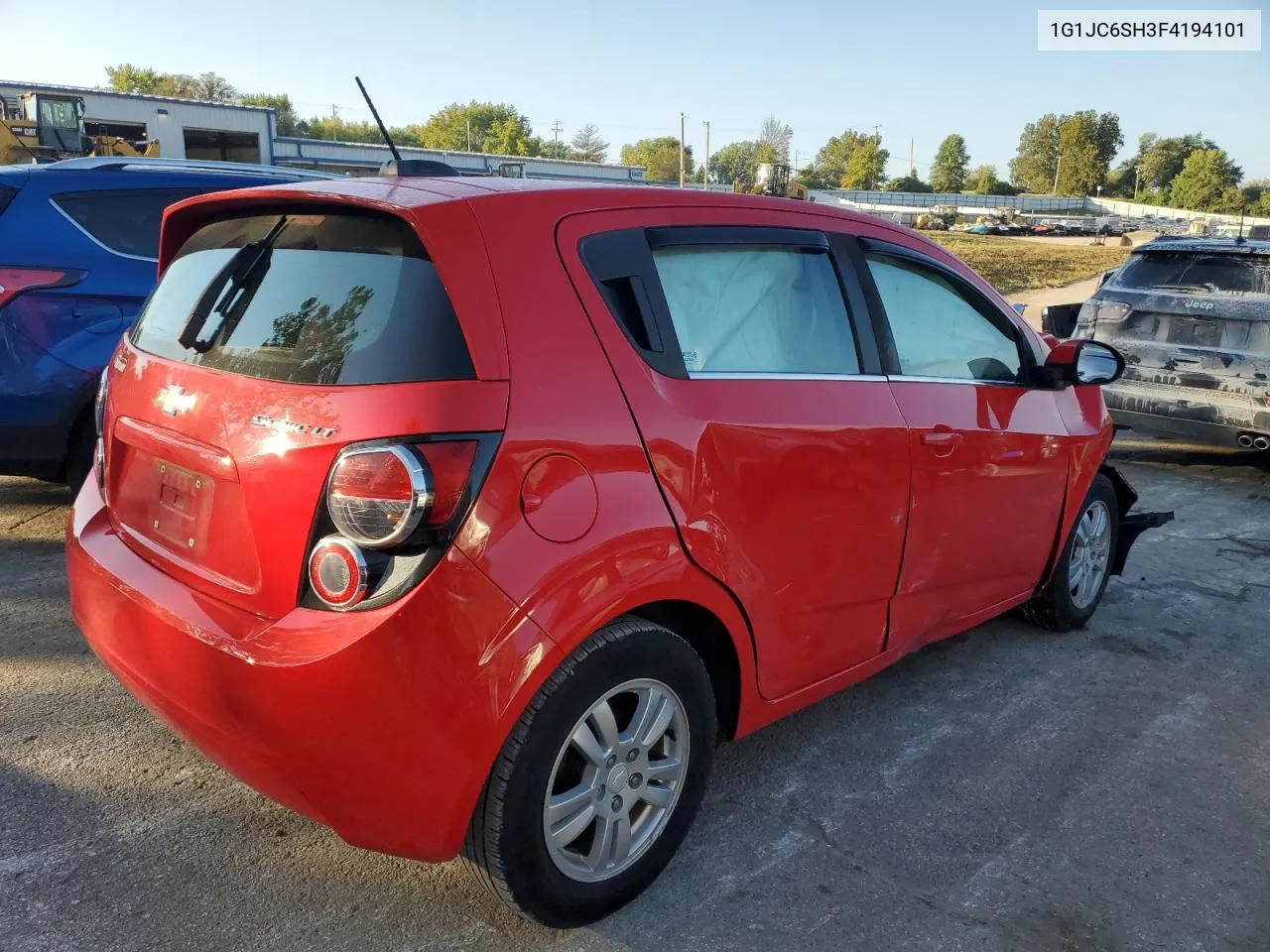 2015 Chevrolet Sonic Lt VIN: 1G1JC6SH3F4194101 Lot: 72042674