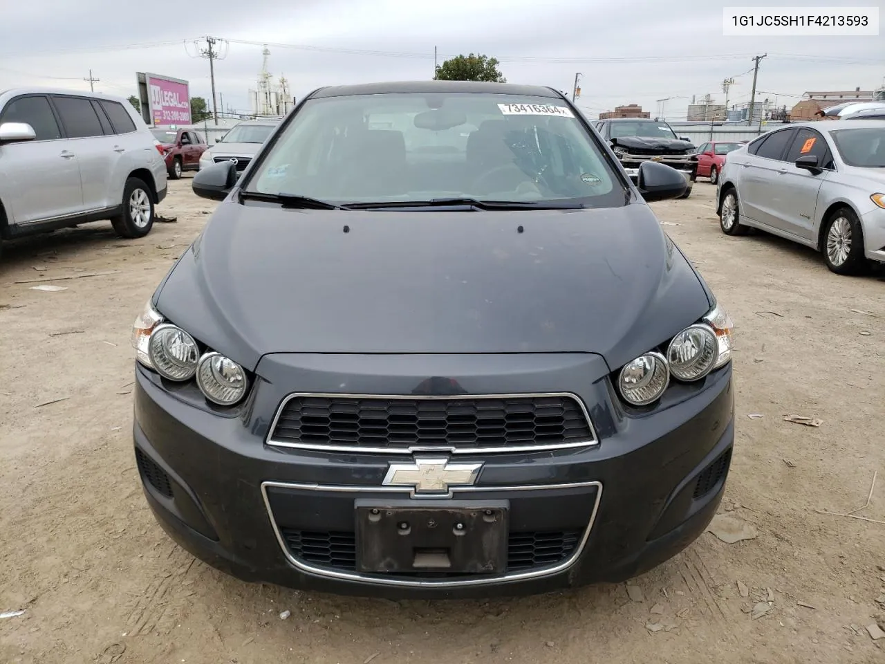 2015 Chevrolet Sonic Lt VIN: 1G1JC5SH1F4213593 Lot: 73416364