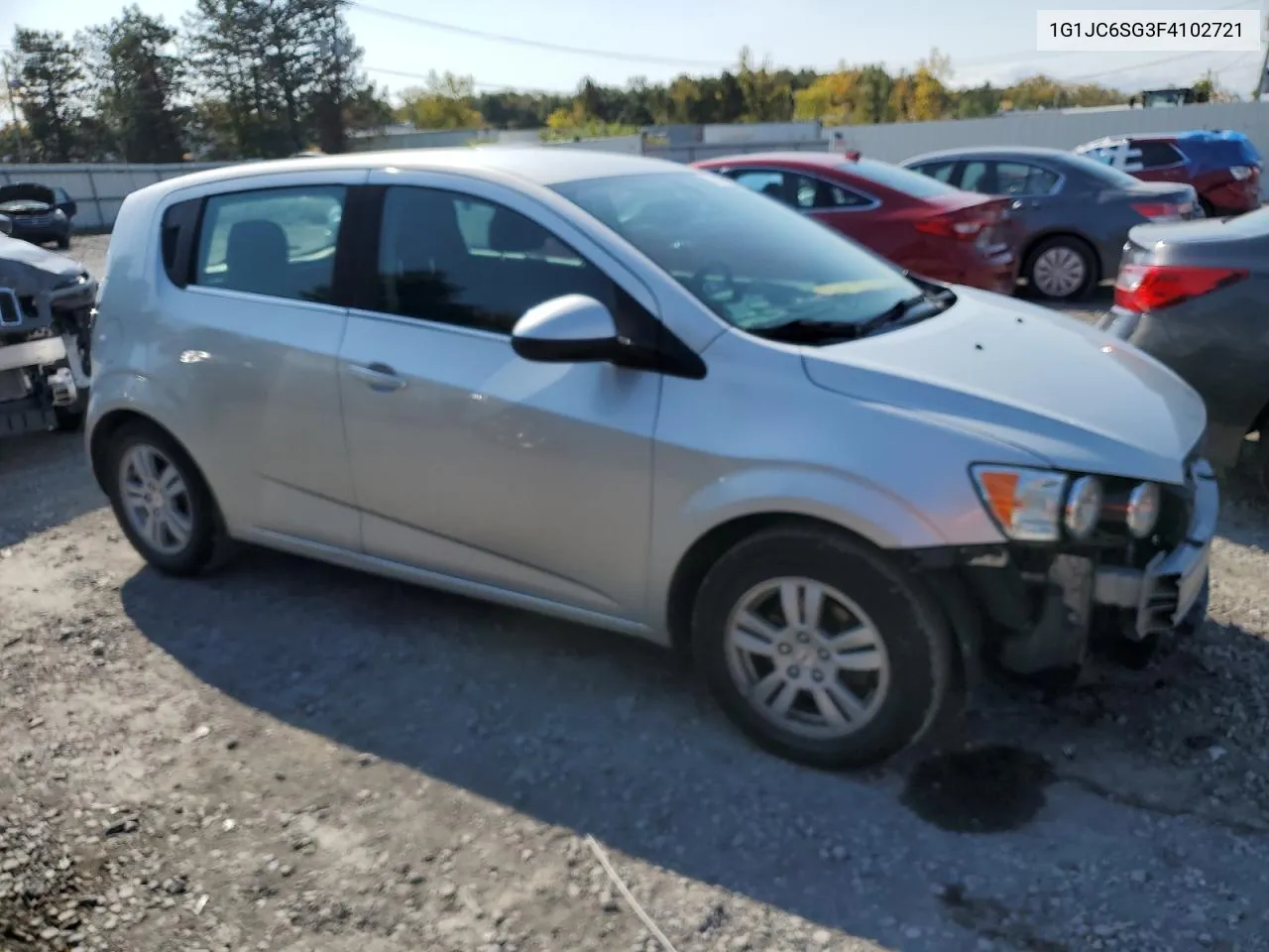 2015 Chevrolet Sonic Lt VIN: 1G1JC6SG3F4102721 Lot: 74031674