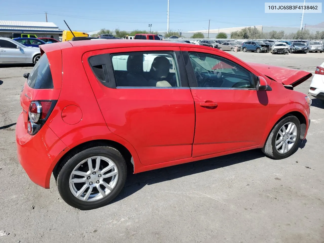 1G1JC6SB3F4138462 2015 Chevrolet Sonic Lt