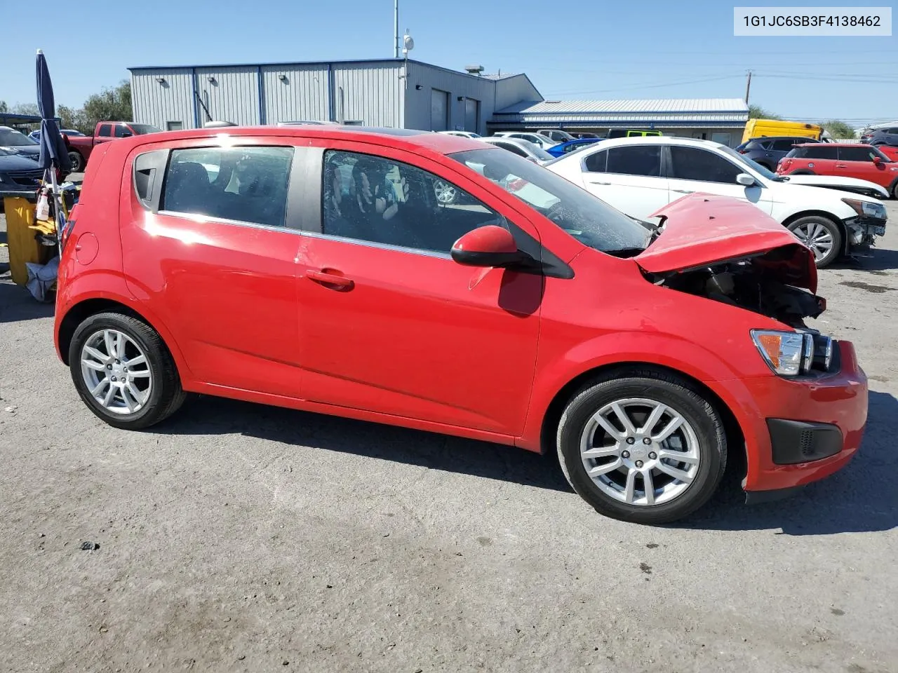 1G1JC6SB3F4138462 2015 Chevrolet Sonic Lt