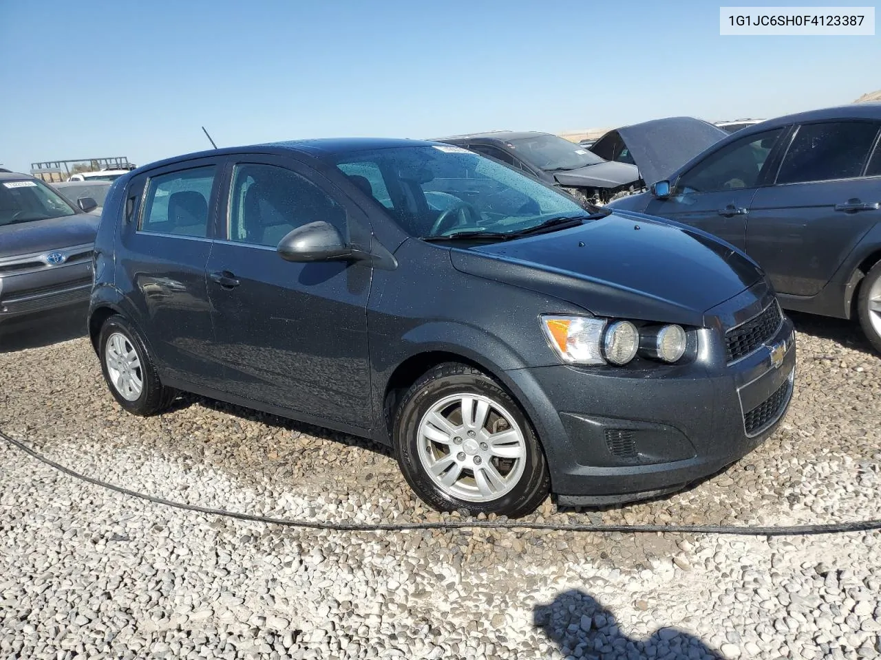 2015 Chevrolet Sonic Lt VIN: 1G1JC6SH0F4123387 Lot: 74287254