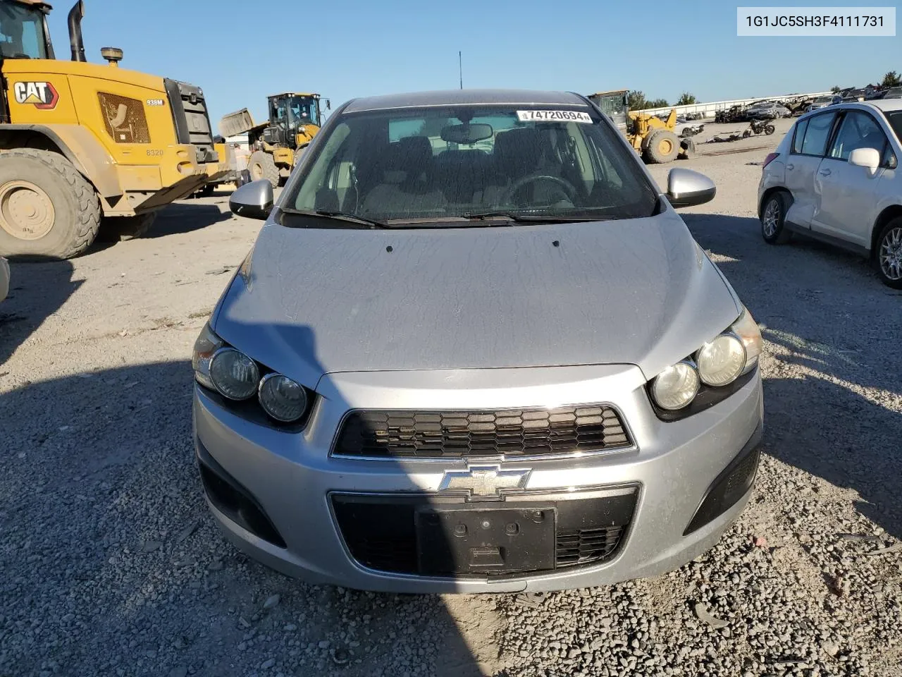 2015 Chevrolet Sonic Lt VIN: 1G1JC5SH3F4111731 Lot: 74720694