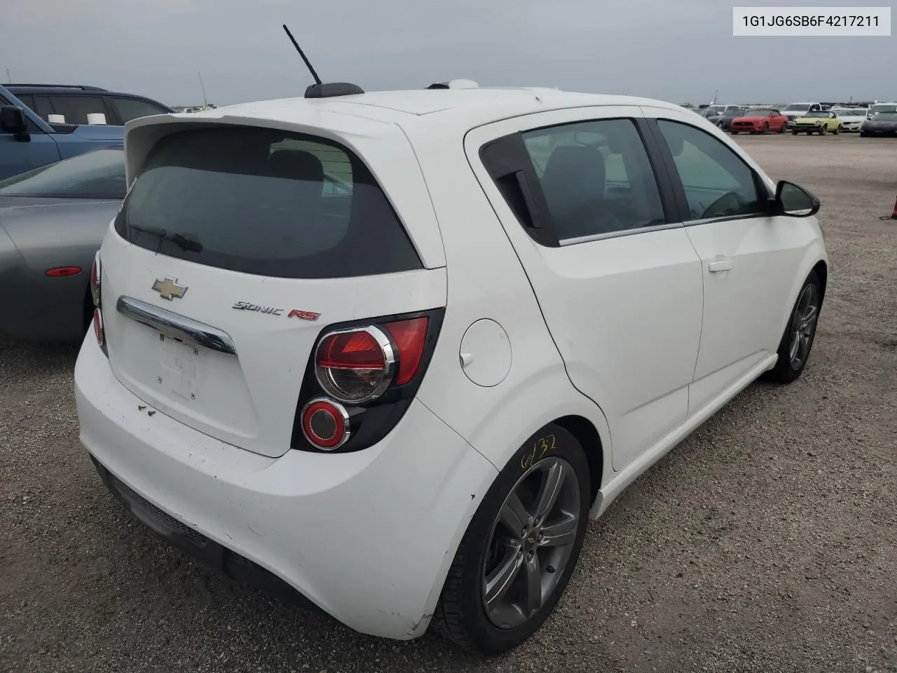 2015 Chevrolet Sonic Rs VIN: 1G1JG6SB6F4217211 Lot: 75035414