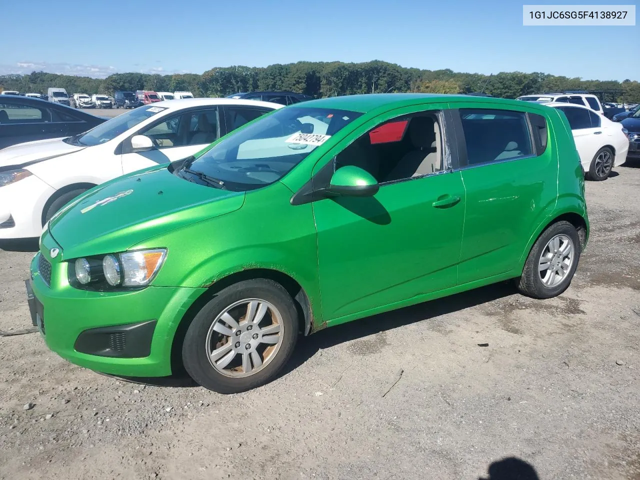 1G1JC6SG5F4138927 2015 Chevrolet Sonic Lt