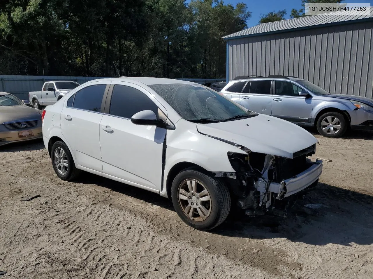 2015 Chevrolet Sonic Lt VIN: 1G1JC5SH7F4177263 Lot: 75492734