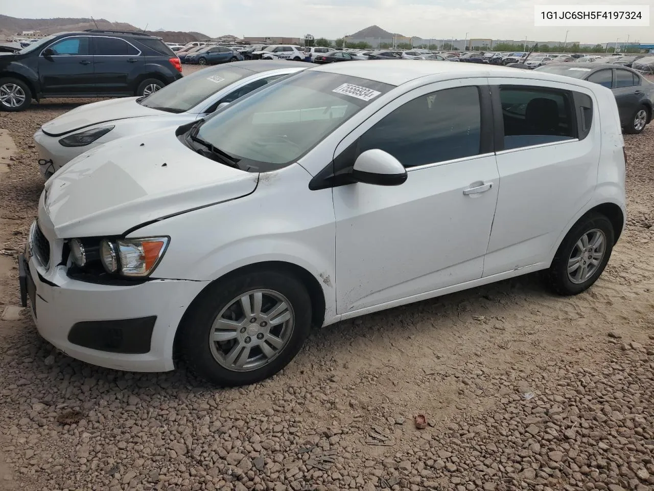 2015 Chevrolet Sonic Lt VIN: 1G1JC6SH5F4197324 Lot: 75556934