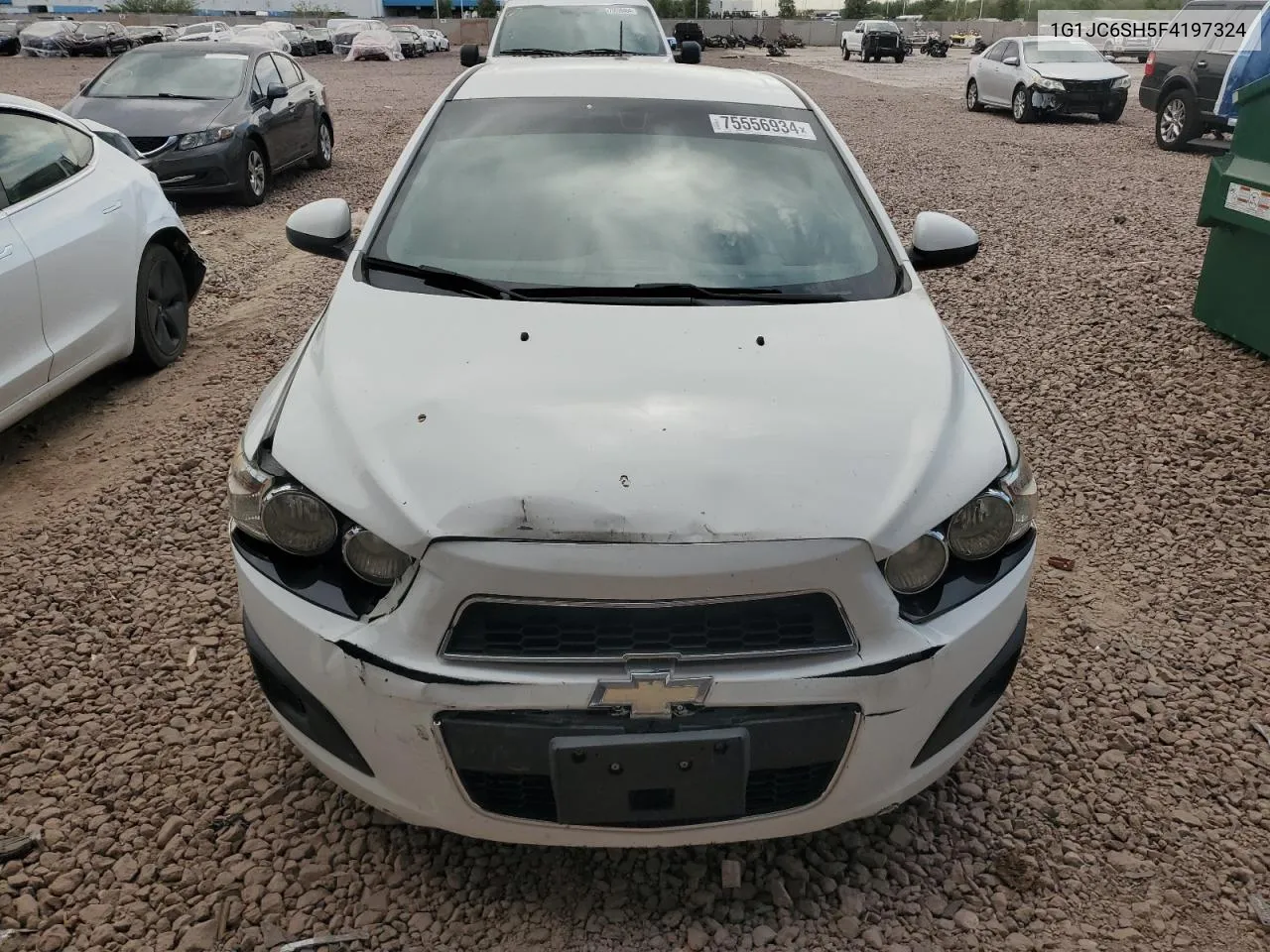 2015 Chevrolet Sonic Lt VIN: 1G1JC6SH5F4197324 Lot: 75556934