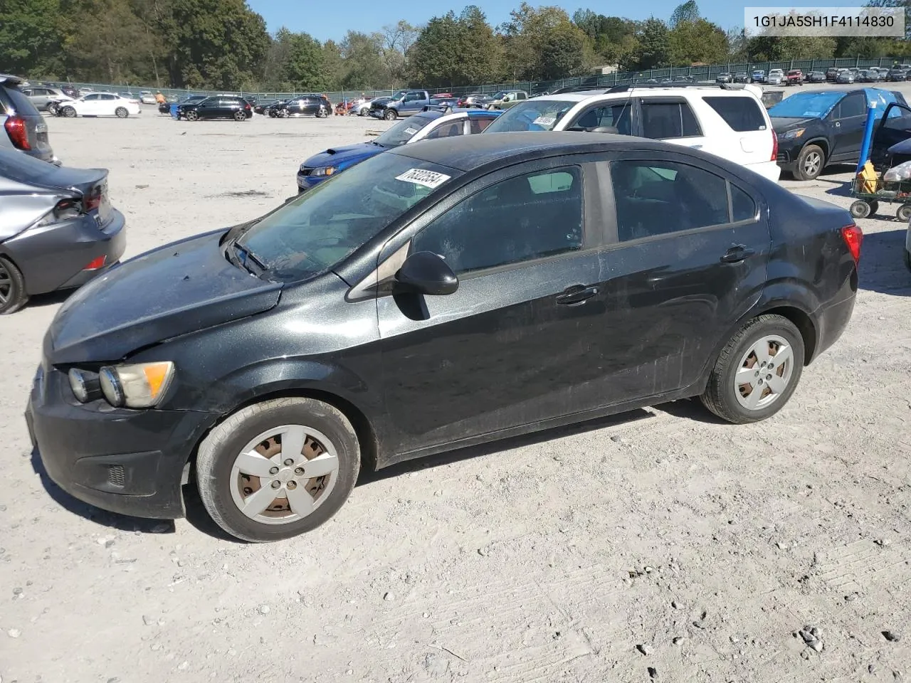 2015 Chevrolet Sonic Ls VIN: 1G1JA5SH1F4114830 Lot: 76322554