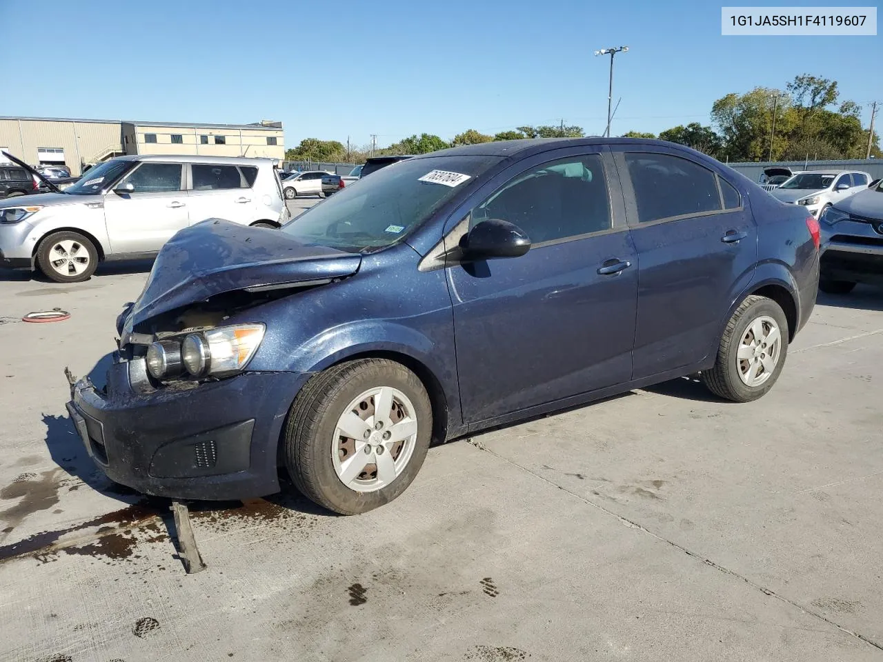 2015 Chevrolet Sonic Ls VIN: 1G1JA5SH1F4119607 Lot: 76397604