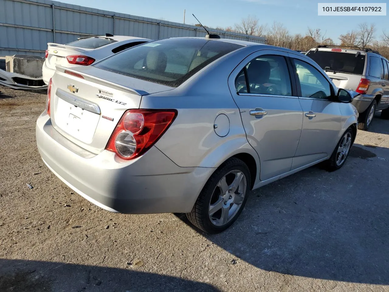 2015 Chevrolet Sonic Ltz VIN: 1G1JE5SB4F4107922 Lot: 76528823