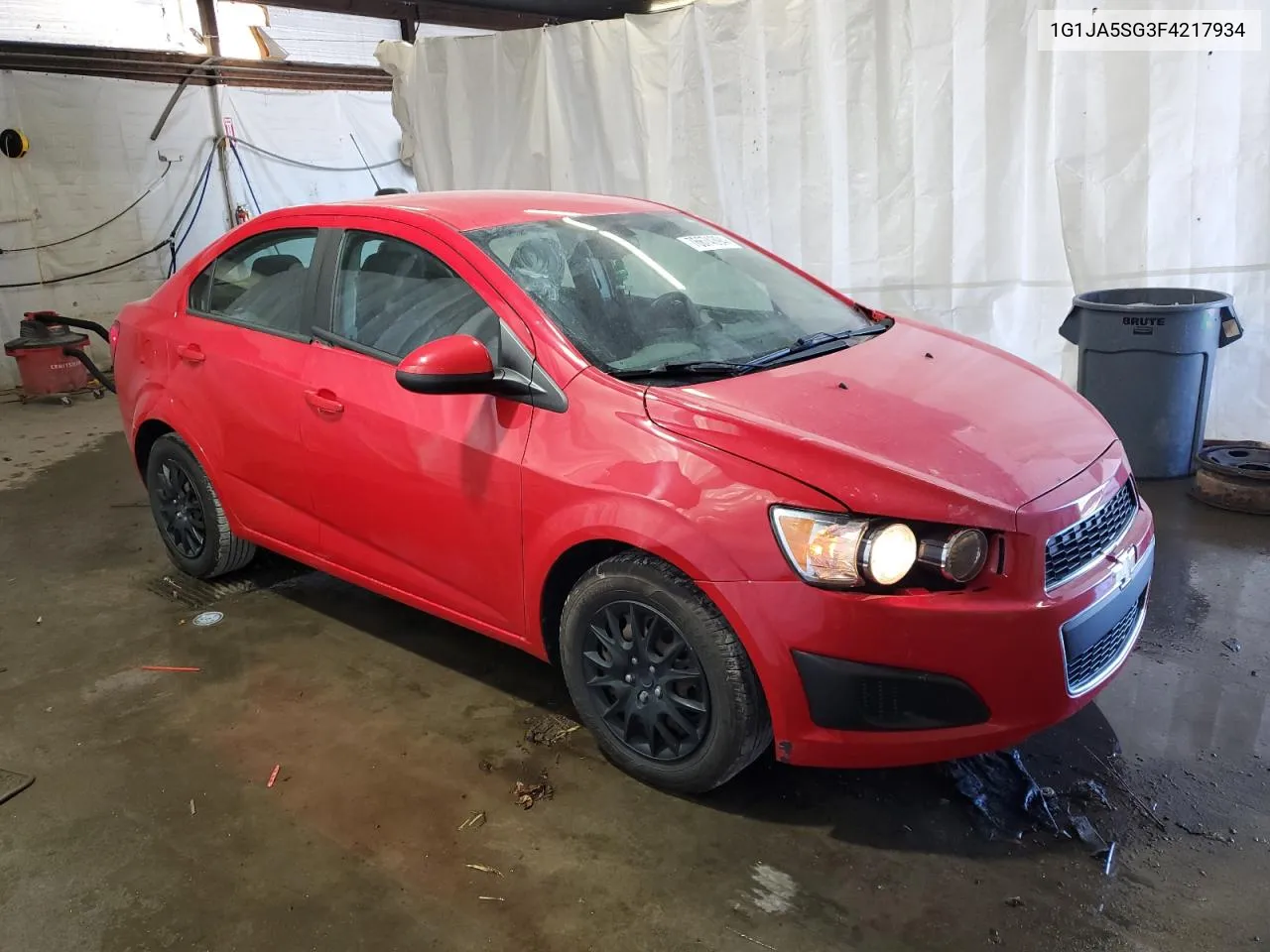 2015 Chevrolet Sonic Ls VIN: 1G1JA5SG3F4217934 Lot: 76674394