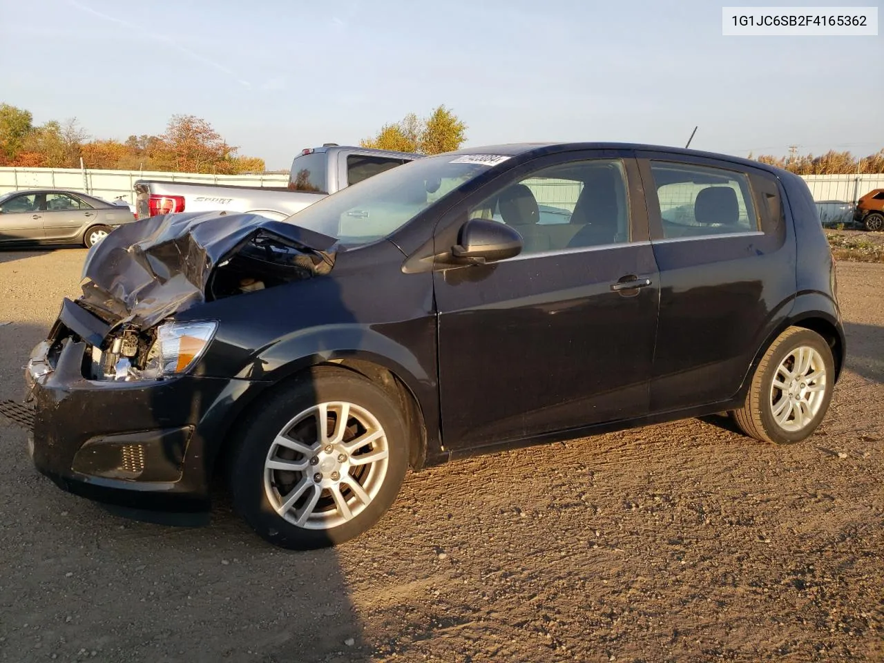 2015 Chevrolet Sonic Lt VIN: 1G1JC6SB2F4165362 Lot: 77423084