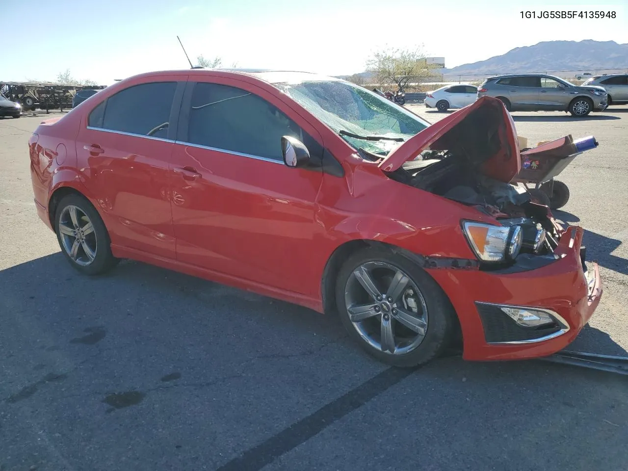 2015 Chevrolet Sonic Rs VIN: 1G1JG5SB5F4135948 Lot: 78258254