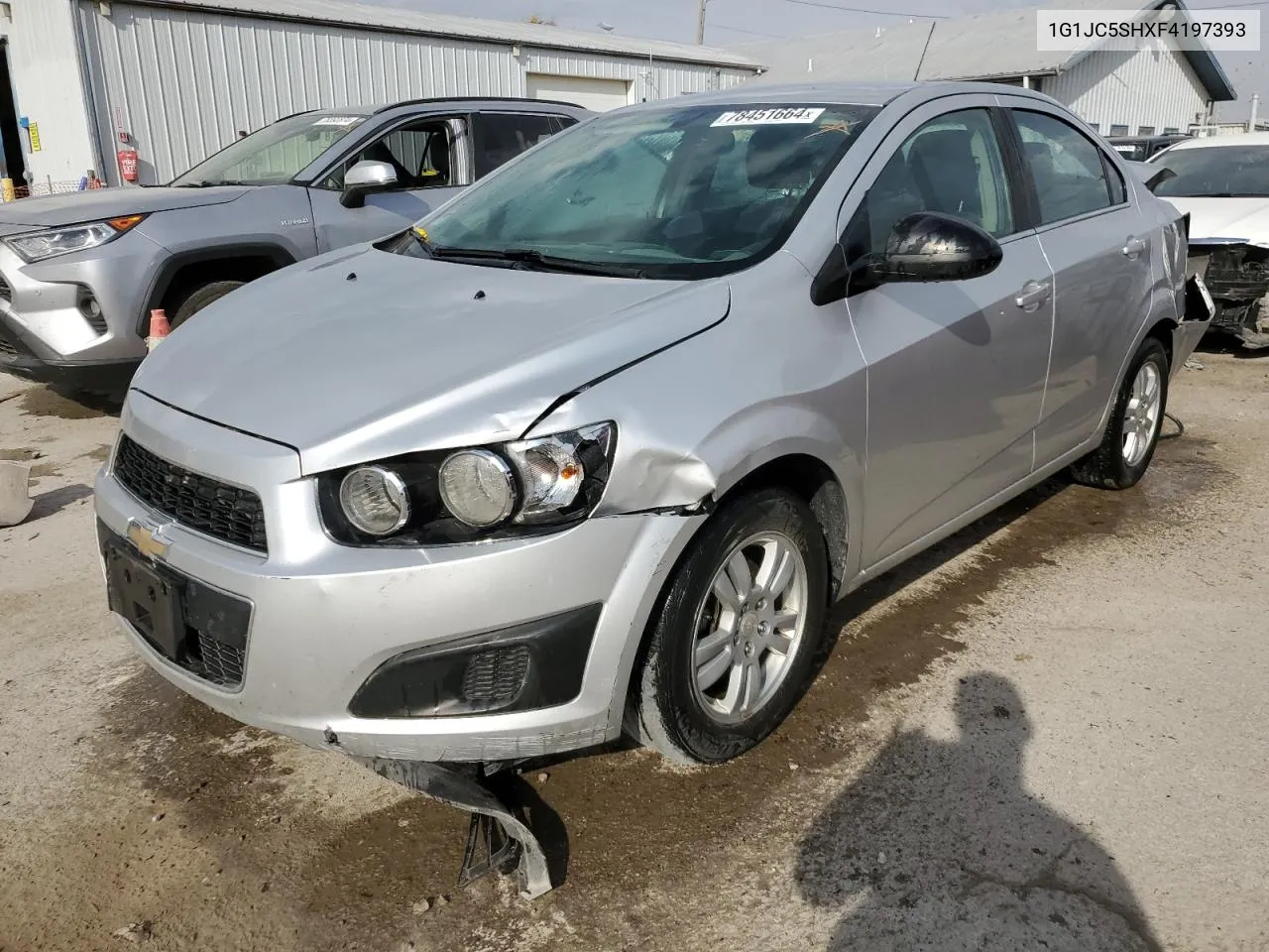 2015 Chevrolet Sonic Lt VIN: 1G1JC5SHXF4197393 Lot: 78451664