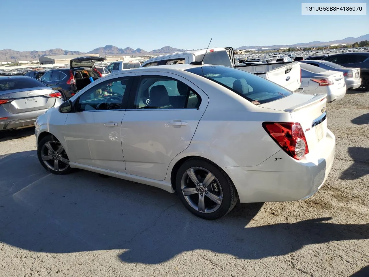 2015 Chevrolet Sonic Rs VIN: 1G1JG5SB8F4186070 Lot: 78496804