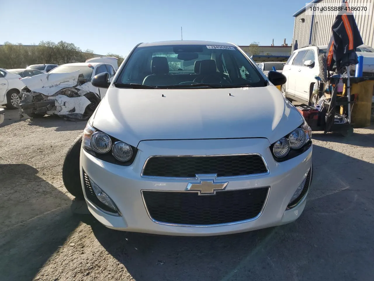 2015 Chevrolet Sonic Rs VIN: 1G1JG5SB8F4186070 Lot: 78496804