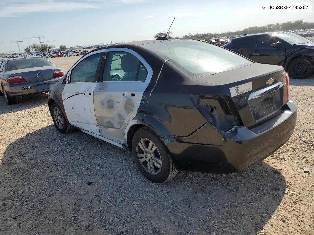 2015 Chevrolet Sonic Lt VIN: 1G1JC5SBXF4135262 Lot: 78528604