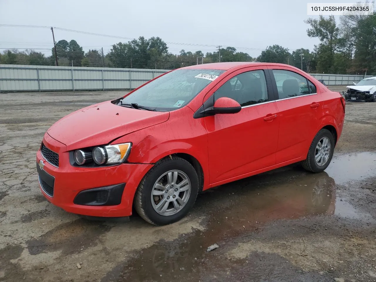 2015 Chevrolet Sonic Lt VIN: 1G1JC5SH9F4204365 Lot: 79247764