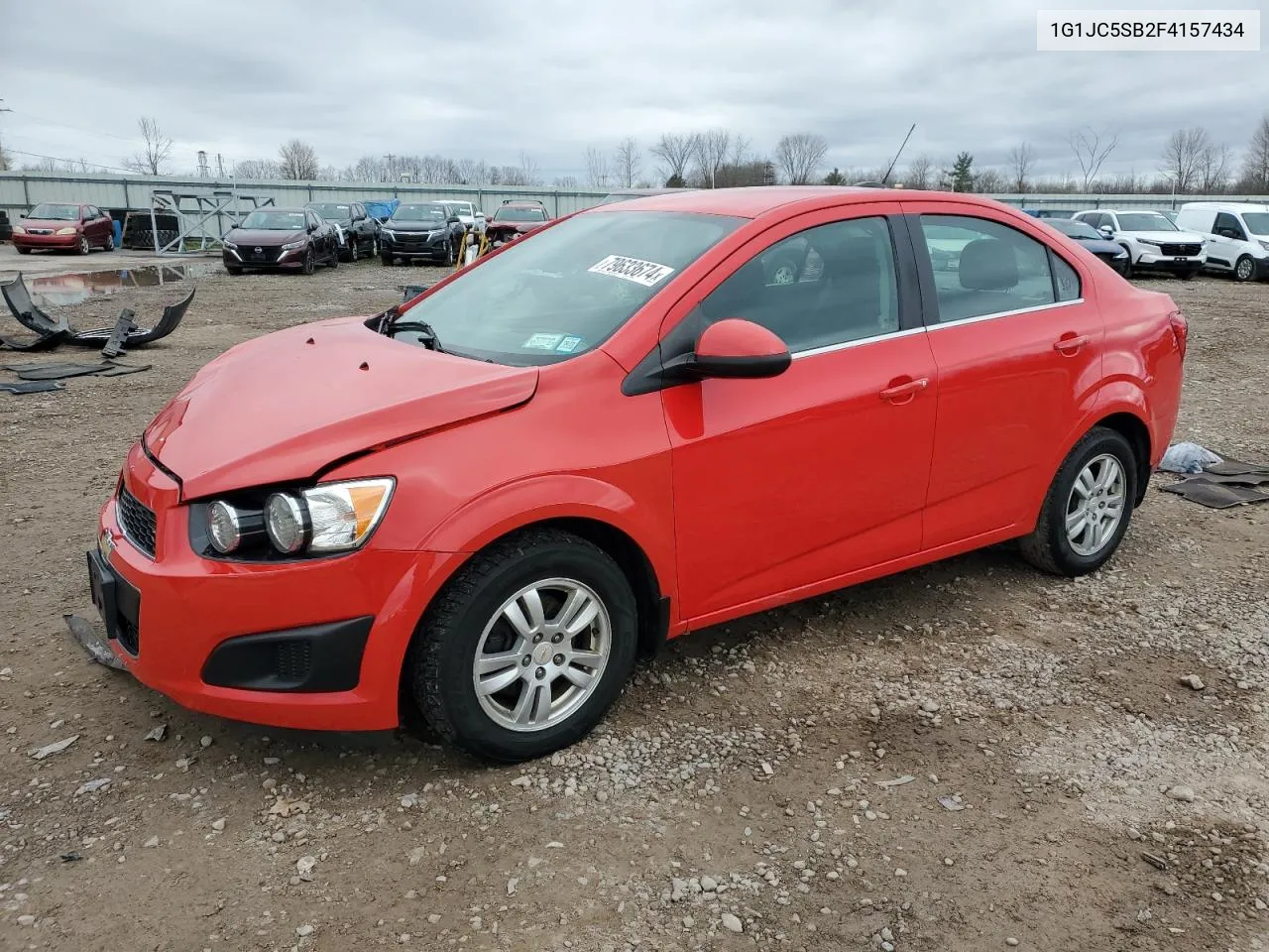 2015 Chevrolet Sonic Lt VIN: 1G1JC5SB2F4157434 Lot: 79633674