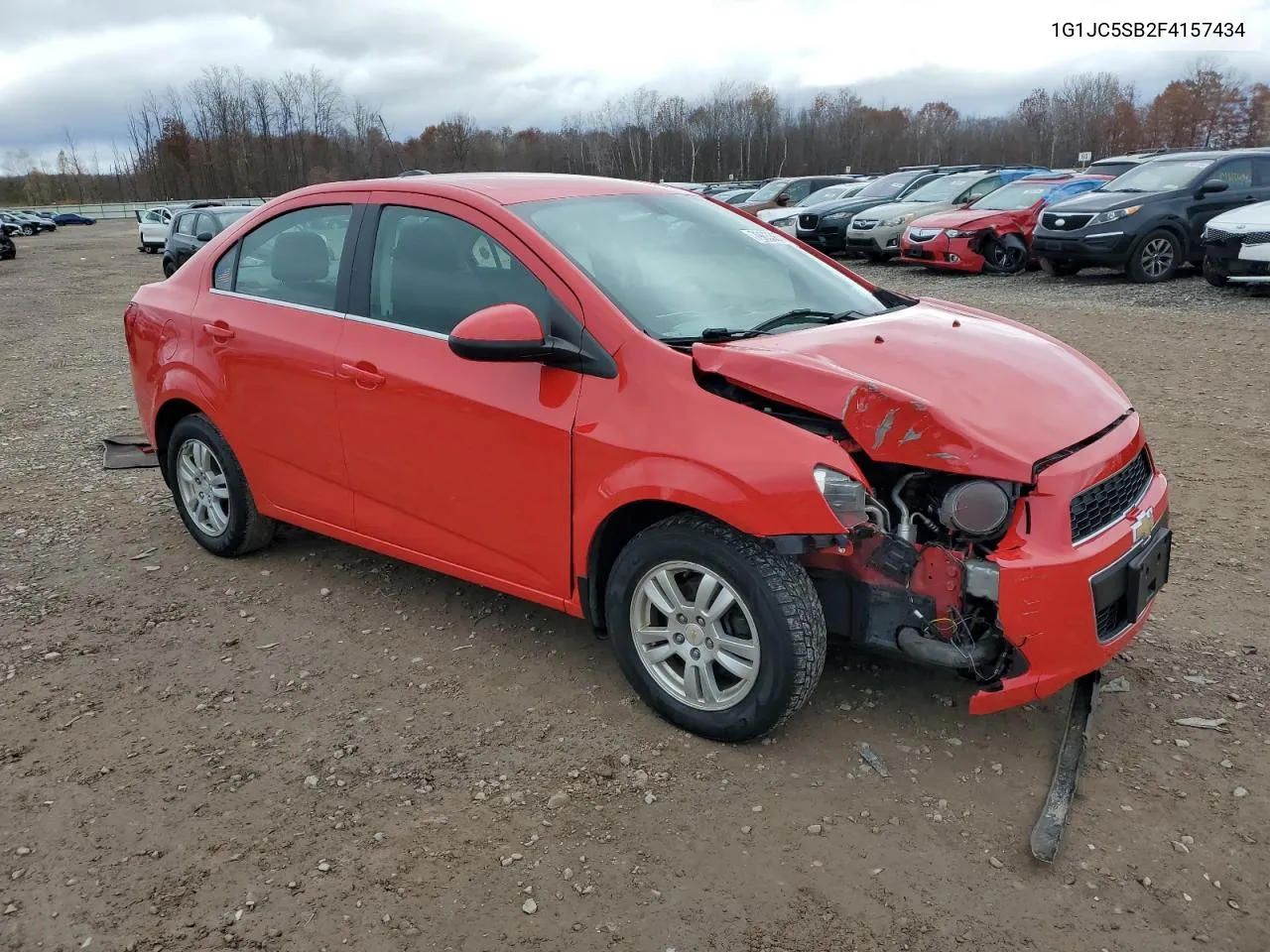 2015 Chevrolet Sonic Lt VIN: 1G1JC5SB2F4157434 Lot: 79633674