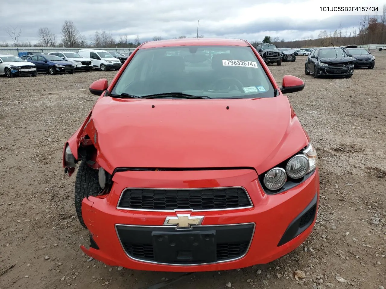 2015 Chevrolet Sonic Lt VIN: 1G1JC5SB2F4157434 Lot: 79633674