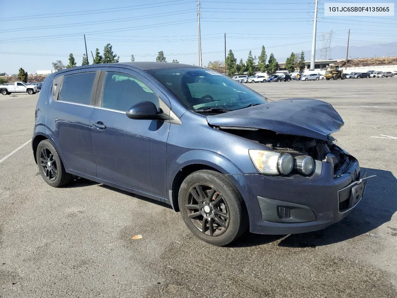 2015 Chevrolet Sonic Lt VIN: 1G1JC6SB0F4135065 Lot: 80245544