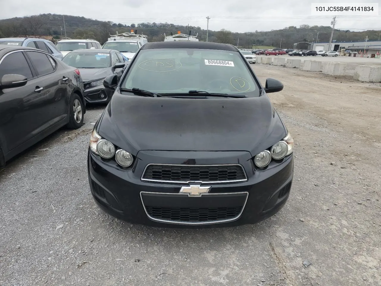 2015 Chevrolet Sonic Lt VIN: 1G1JC5SB4F4141834 Lot: 80668804