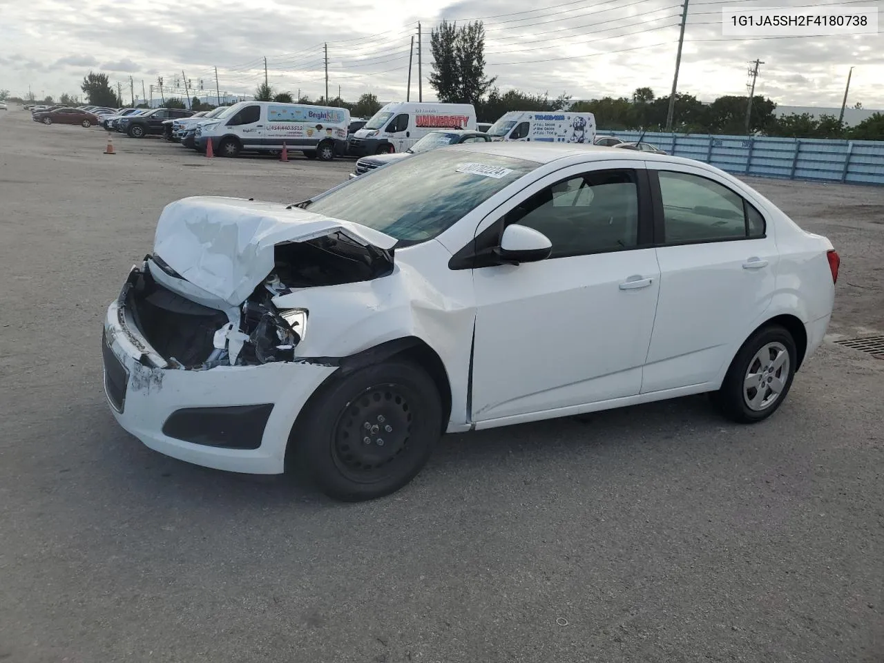 2015 Chevrolet Sonic Ls VIN: 1G1JA5SH2F4180738 Lot: 80702224