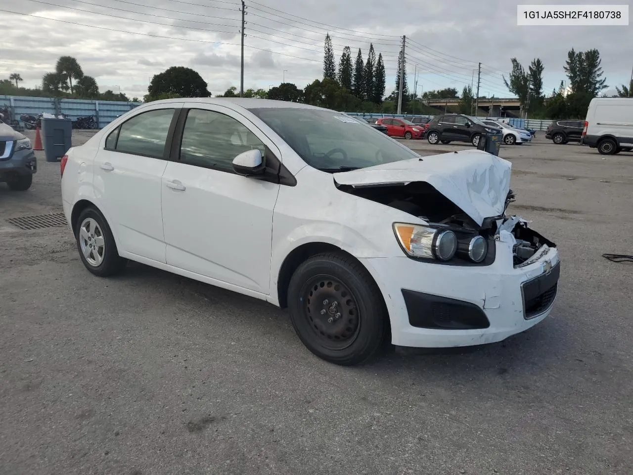 2015 Chevrolet Sonic Ls VIN: 1G1JA5SH2F4180738 Lot: 80702224