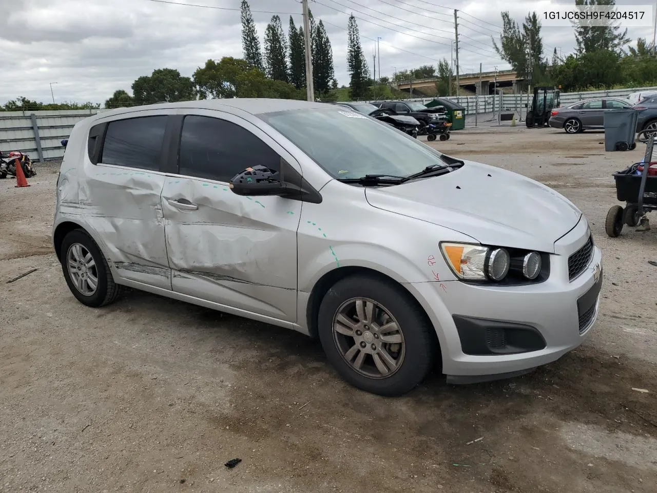 2015 Chevrolet Sonic Lt VIN: 1G1JC6SH9F4204517 Lot: 81276714