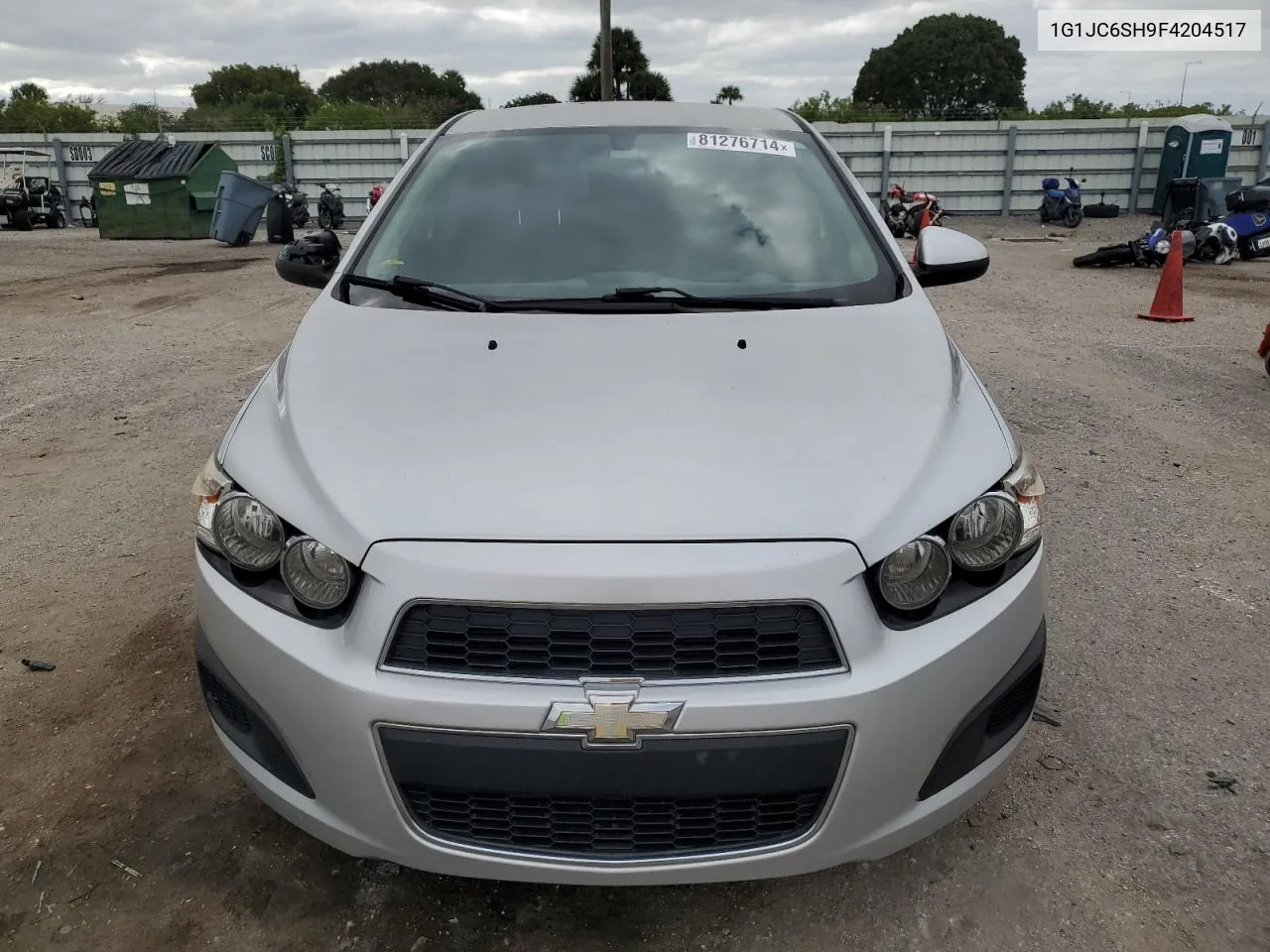 2015 Chevrolet Sonic Lt VIN: 1G1JC6SH9F4204517 Lot: 81276714