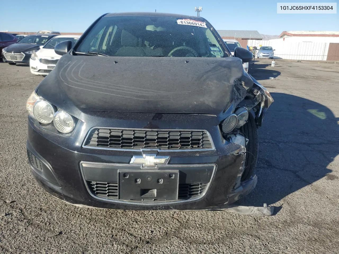 2015 Chevrolet Sonic Lt VIN: 1G1JC6SHXF4153304 Lot: 81366914