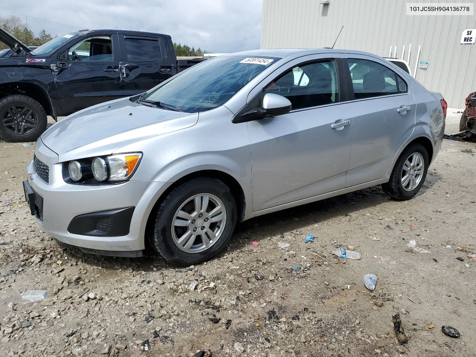 2016 Chevrolet Sonic Lt VIN: 1G1JC5SH9G4136778 Lot: 50891454